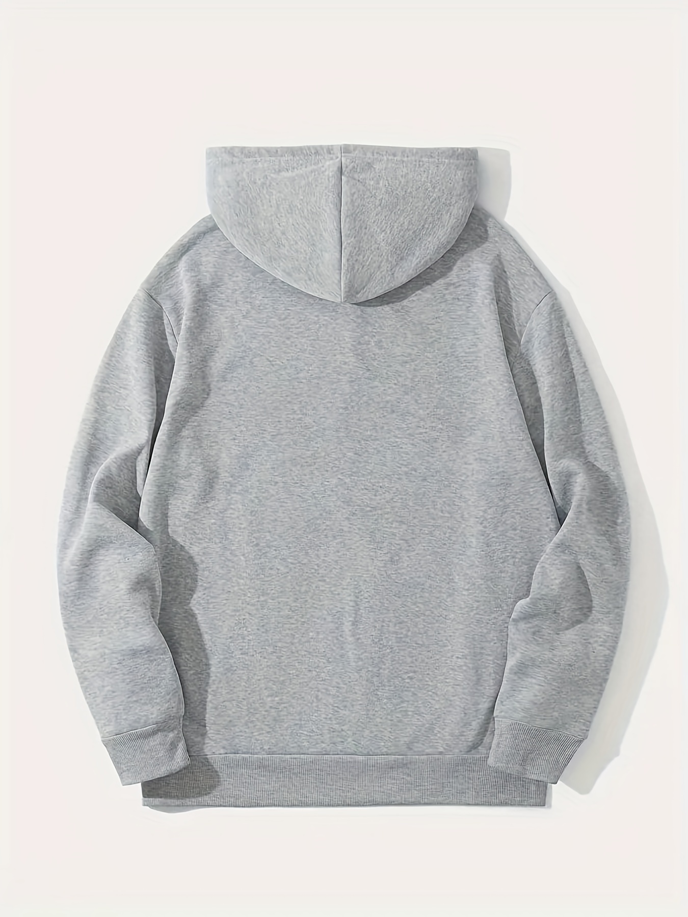 Headphone Smile Print Hoodie, Hoodies For Men, Men’s Casual Graphic Design Pullover Hooded Sweatshirt With Kangaroo Pocket Streetwear For Winter Fall, As Gifts