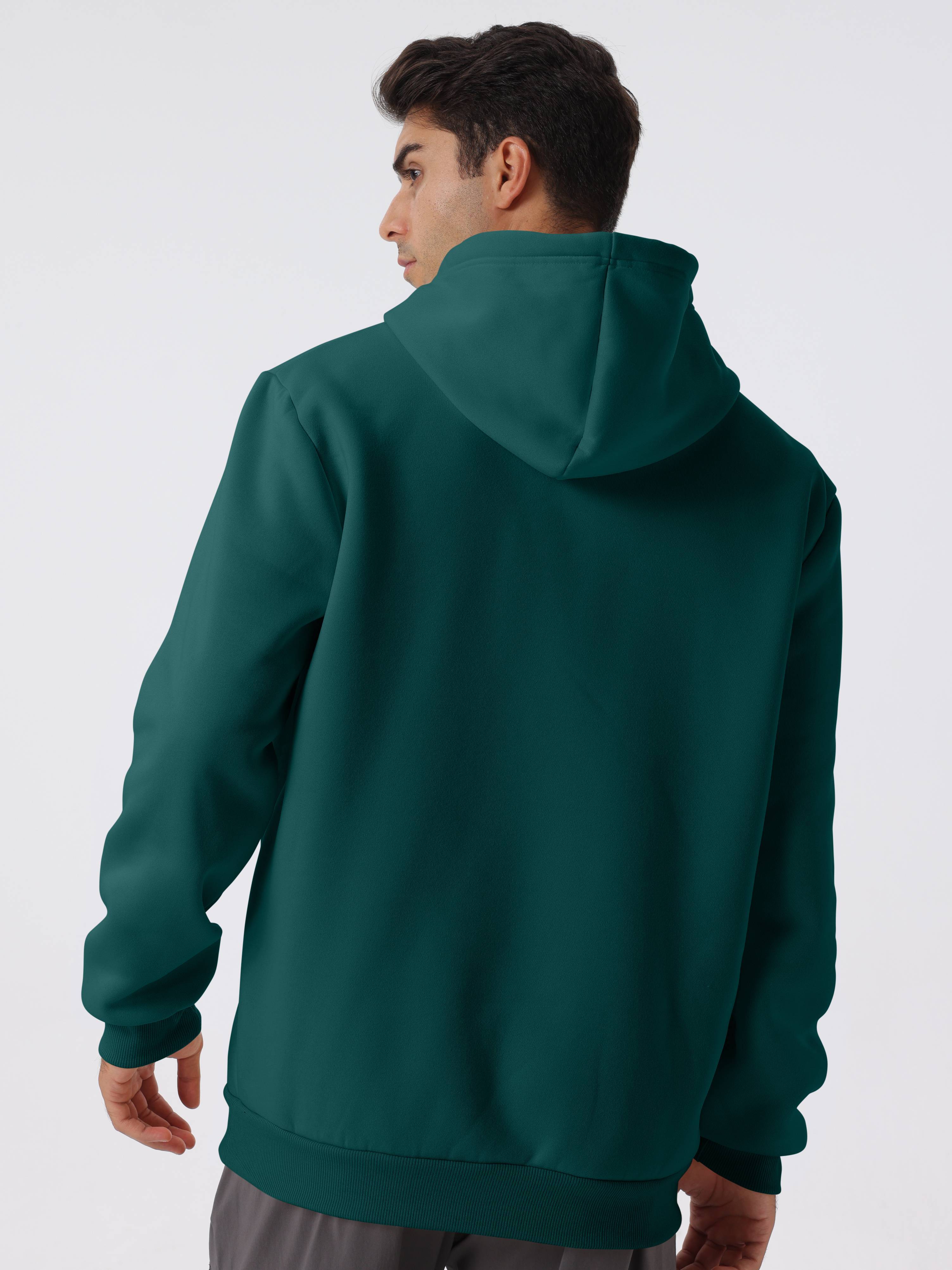 you design here letter print customized kangaroo pocket hoodie casual long sleeve hoodies pullover sweatshirt mens clothing for fall winter details 6