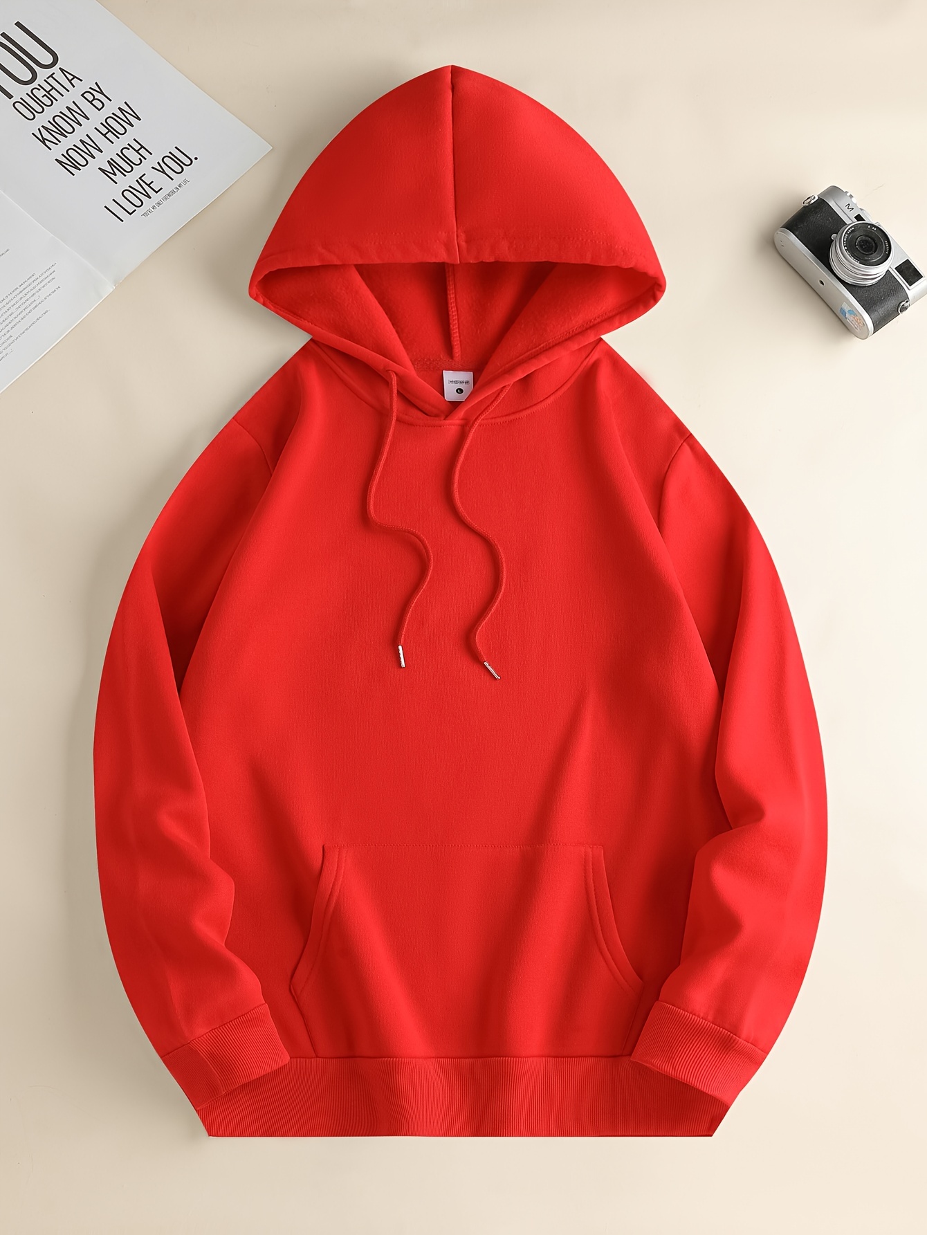 you are amazing print mens pullover round neck hoodies with kangaroo pocket long sleeve hooded sweatshirt loose casual top for autumn winter mens clothing as gifts details 20