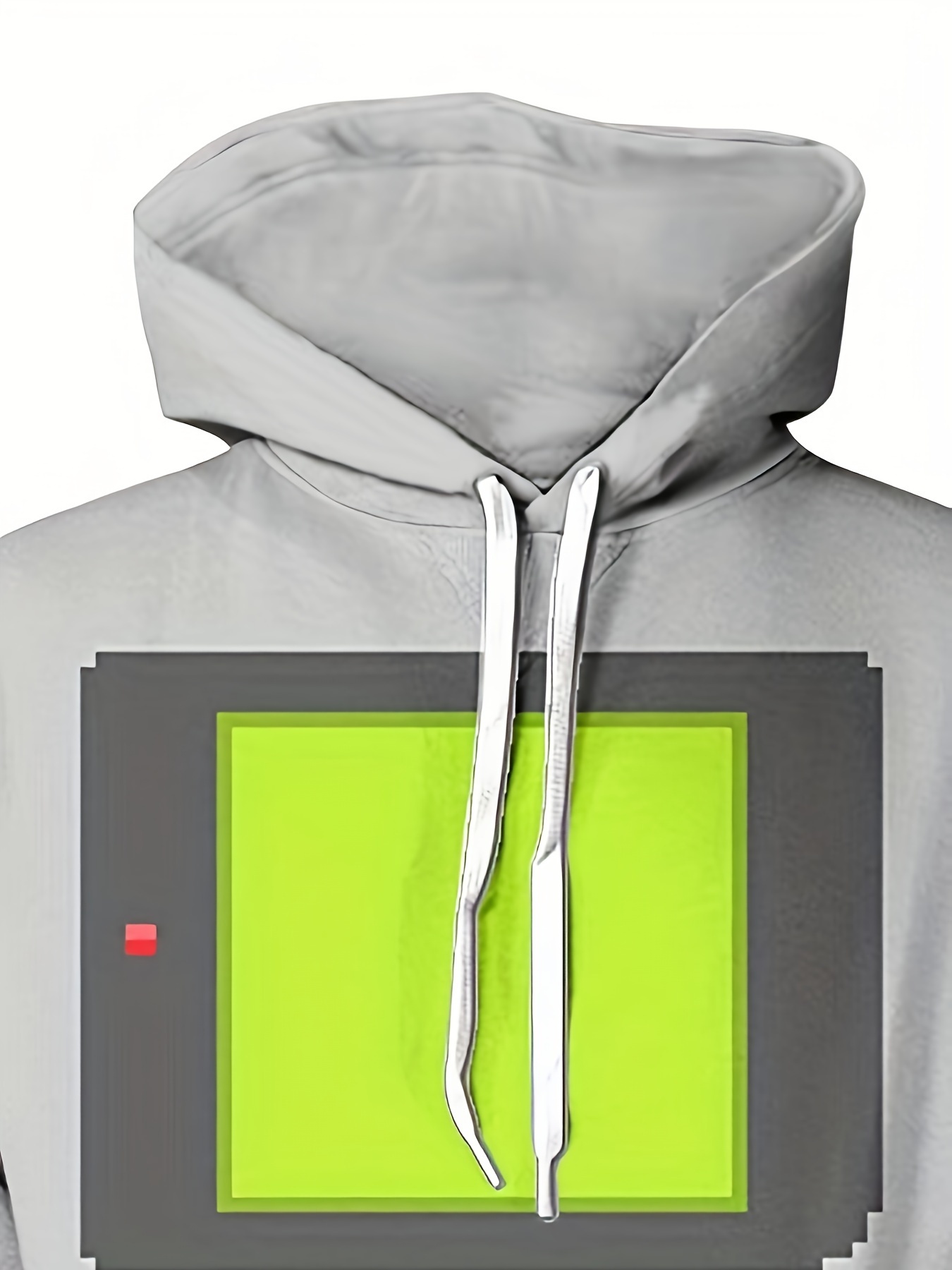 mens casual hoodie with retro game design pullover sweatshirt with kangaroo pocket streetwear for autumn winter perfect gift for gamers details 3