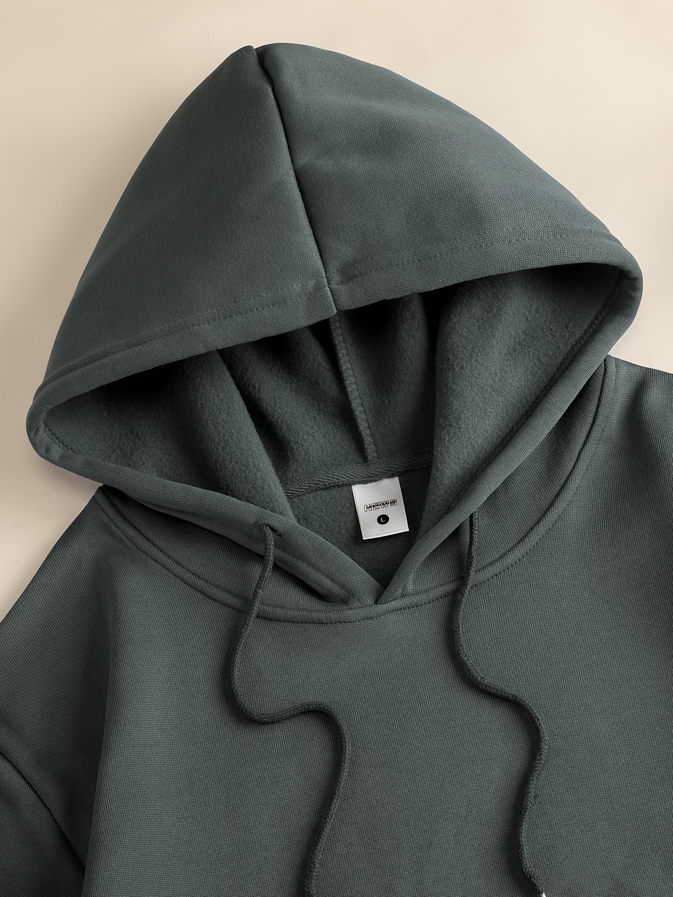 solid color hoodies for men hoodie with kangaroo pocket comfy loose trendy hooded pullover mens clothing for autumn winter details 3