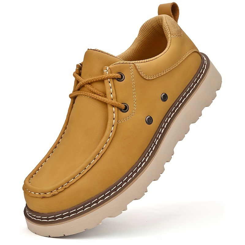 low top casual shoes men s solid wear resistant non slip details 0