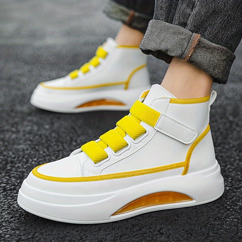 Mens Fashionable Shoes High Top Casual Sneakers Comfortable Street Shoes For Men Men s Shoes Temu details 6